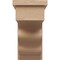 Ekena Millwork 6"W x 12"D x 12"H Classic Highland Rough Cedar Woodgrain TimberThane Corbel, Primed Tan CORUR06X12X12HLDRCPR - alternate 3